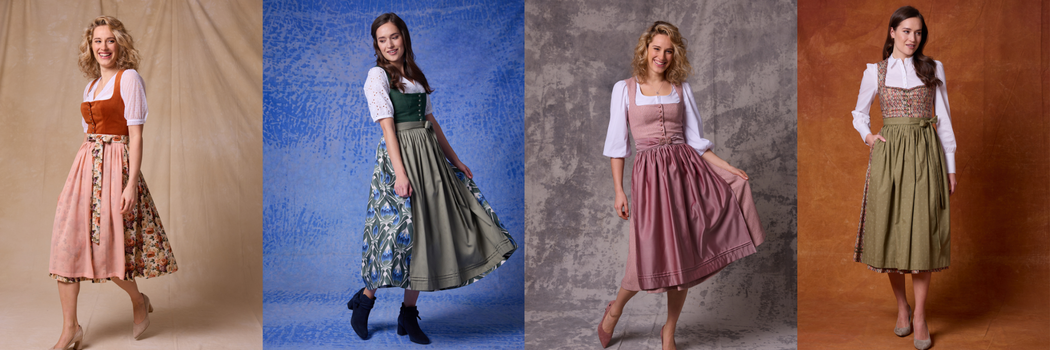 Dirndl aus der Berwin Herbst- Winterkollektion 2026/2027
