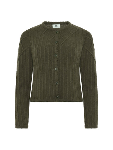 Strickjacke mit Passe