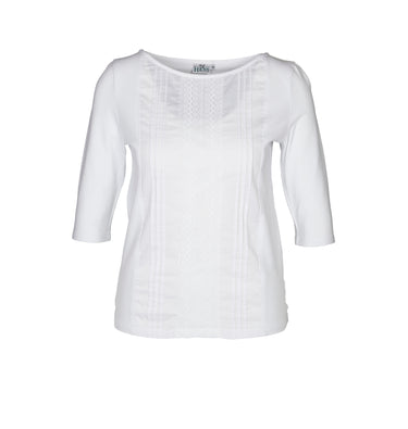 Shirt mit Spitzeneinsatz