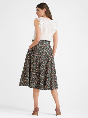Allover bestickte Bluse ohne Arm