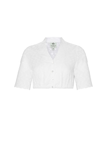 Dirndlbluse mit Stehkragen