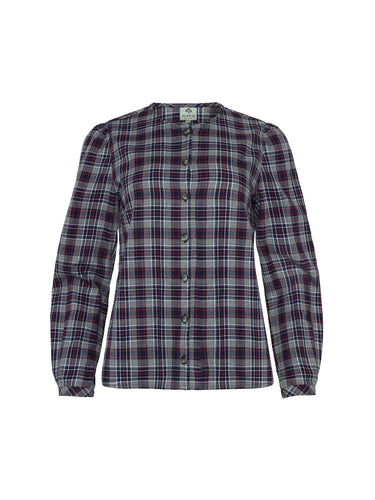 Bluse aus Schottenkaro