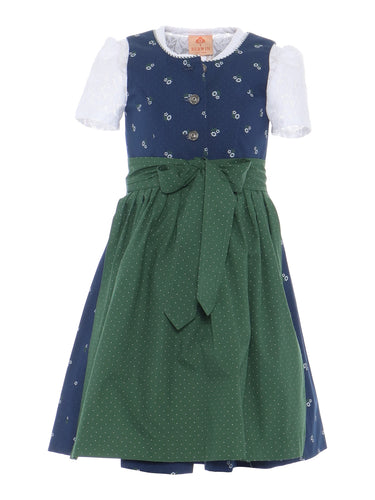 Kinderdirndl mit passender Spitzenbluse