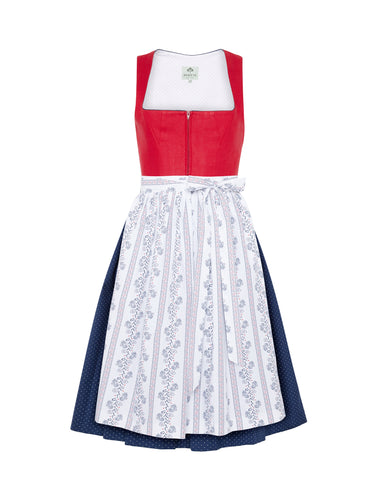 Dirndl mit Leinen-Oberteil