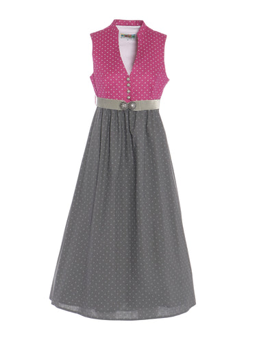Umstandsdirndl mit Samt-Stretchgürtel
