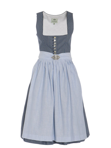 Dirndl mit Streifenschürze und Schliesse