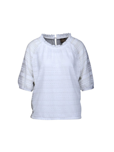 Shirt mit Spitzenarm