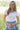 Body in Stickoptik mit Organza-Einsatz