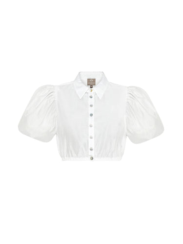 Dirndlbluse aus Organza