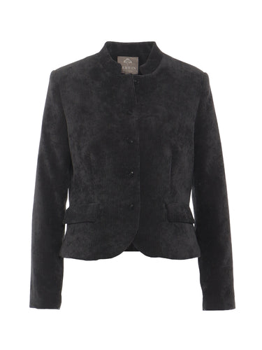 Cordjacke mit Stehkragen