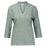 Strickshirt mit Stehkragen