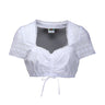 Dirndlbluse mit Spitzenarm