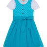 Kinderdirndl mit passender Spitzenbluse