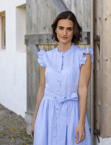 Trachtenkleid von Berwin in der Farbe hellblau