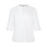 Bluse mit Rüsche im Ausschnitt