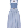 Dirndl mit gestreiftem Rock und Leinenoberteil